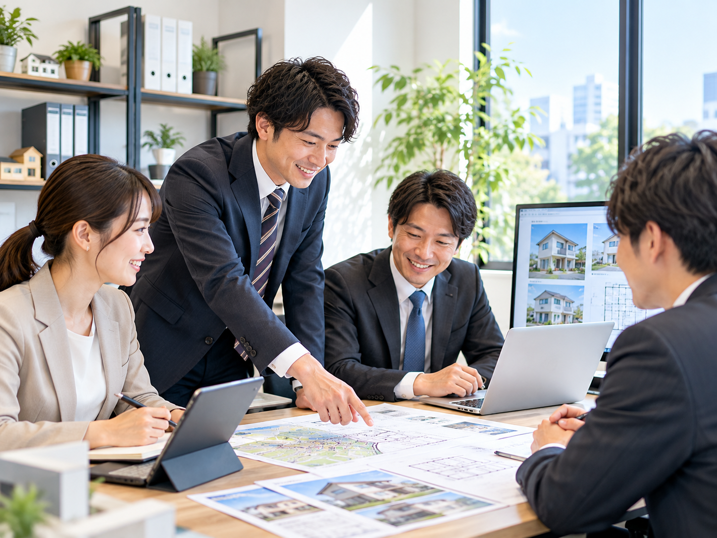 チームでの事業ミーティング